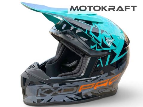 KASK NA QUADA CROSSA HULAJNOGĘ DZIECIĘCY KXD PRO HOMOLOGACJA