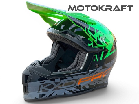 KASK NA QUADA CROSSA HULAJNOGĘ DZIECIĘCY KXD PRO HOMOLOGACJA