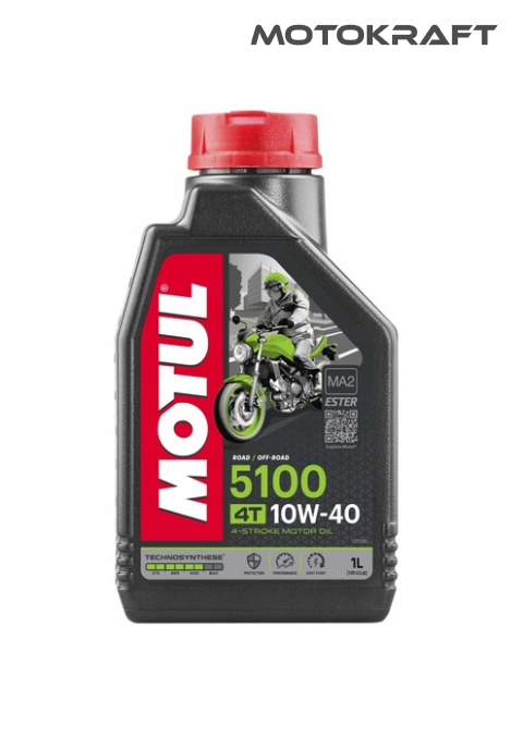 OLEJ SILNIKOWY 10W40 MOTUL 5100 4T ROAD / OFFROAD