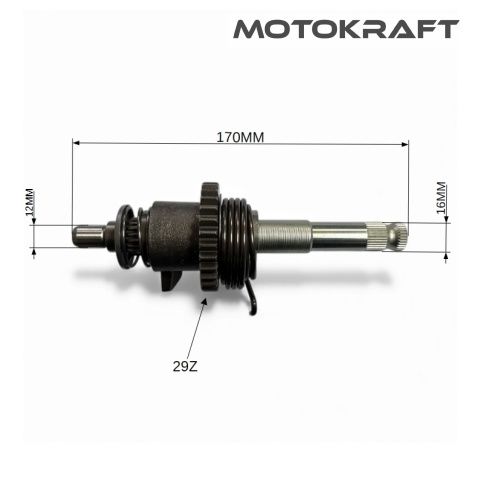 WAŁEK ROZRUSZNIKA NOŻNEGO KOPNIAKA DO CROSSA ALFARAD 250